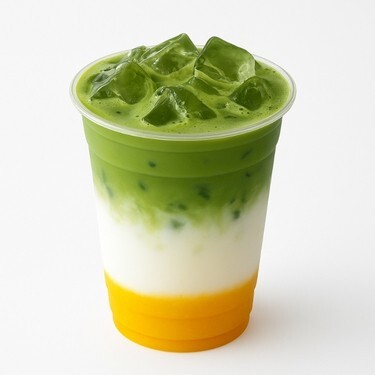 Iced Mango Matcha Latte