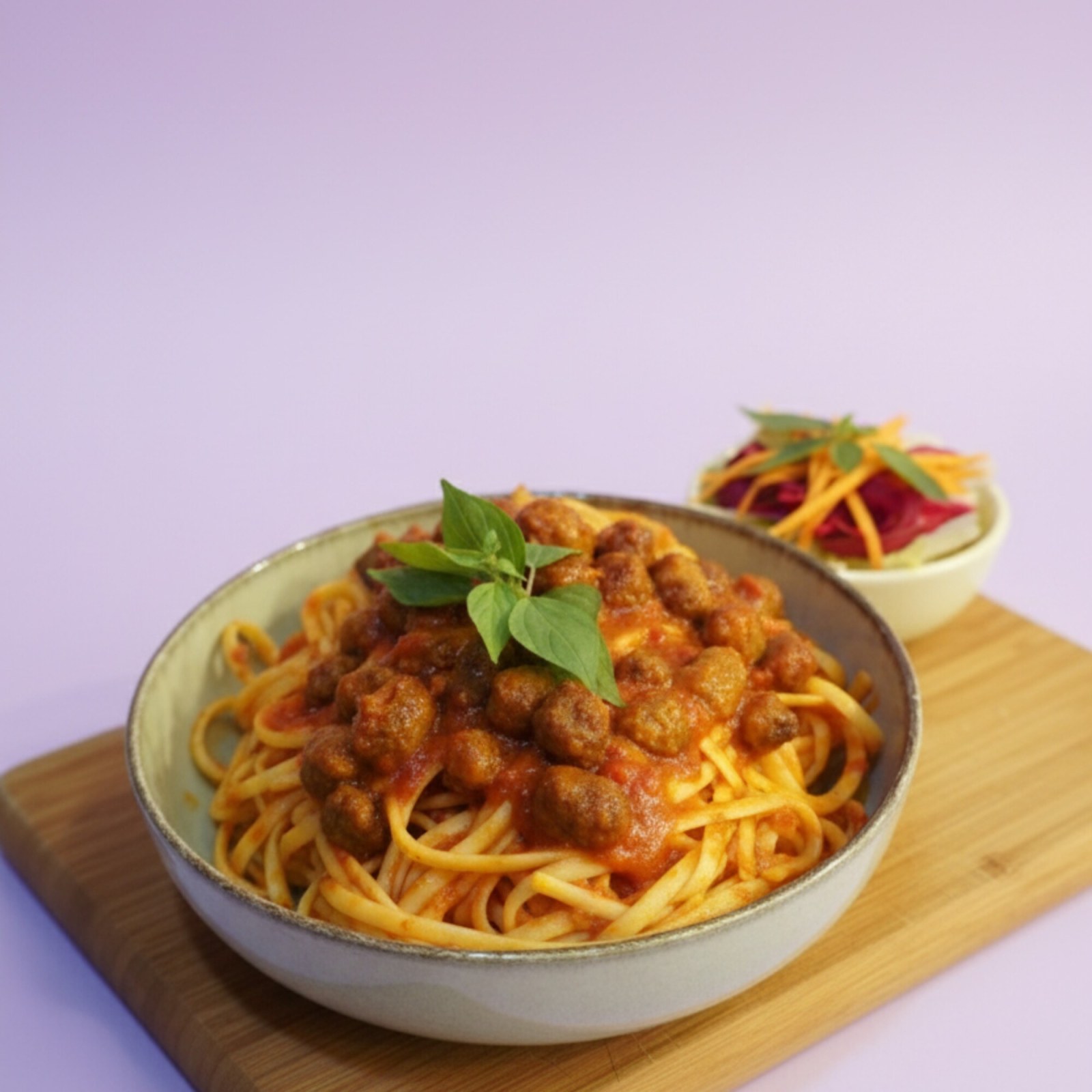 Dana Köfteli Domatesli Spagetti