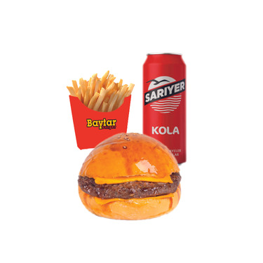 Cheeseburger Menü (110 gr.)