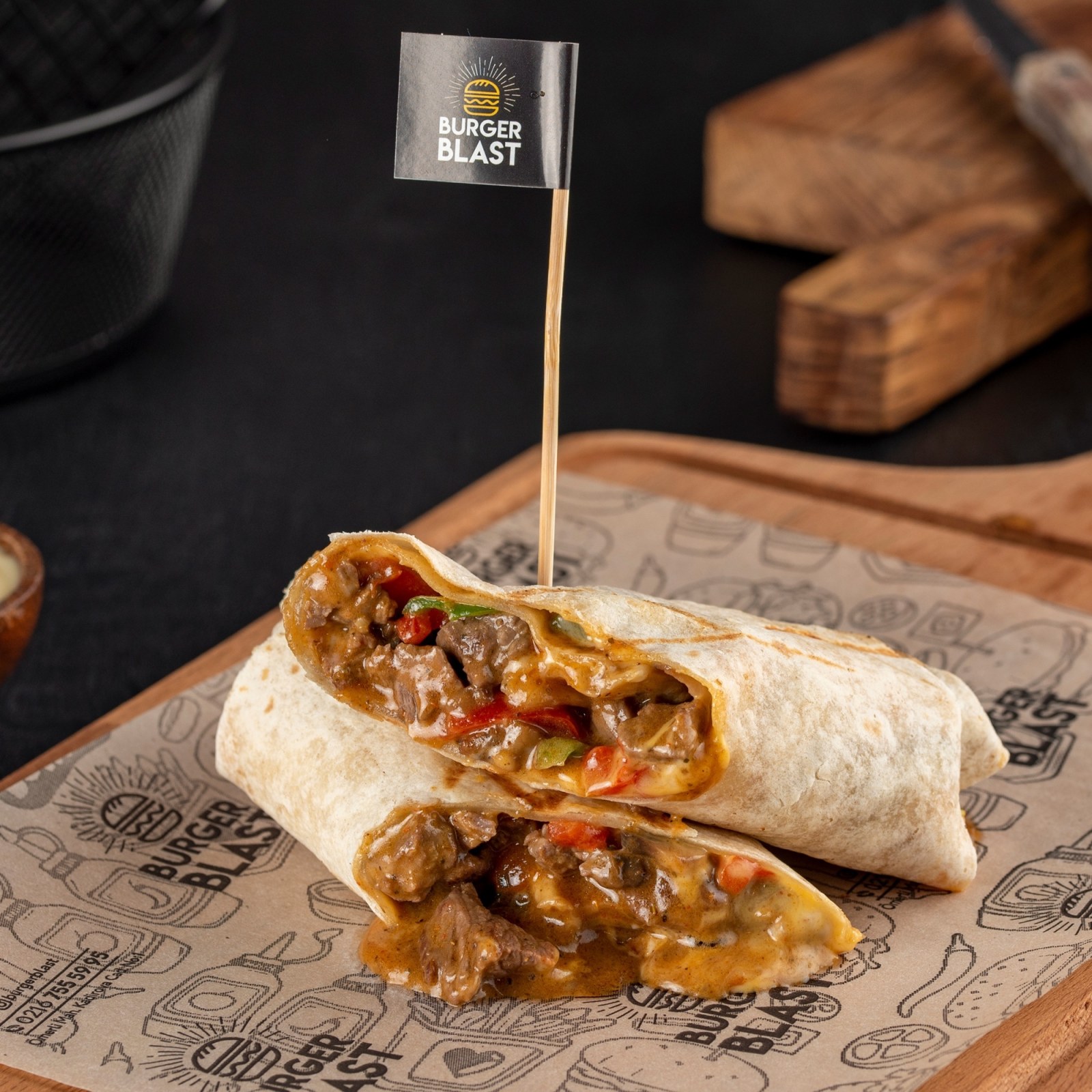 Etli Wrap + İçecek