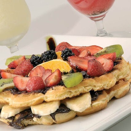Double Bubble Waffle Menü