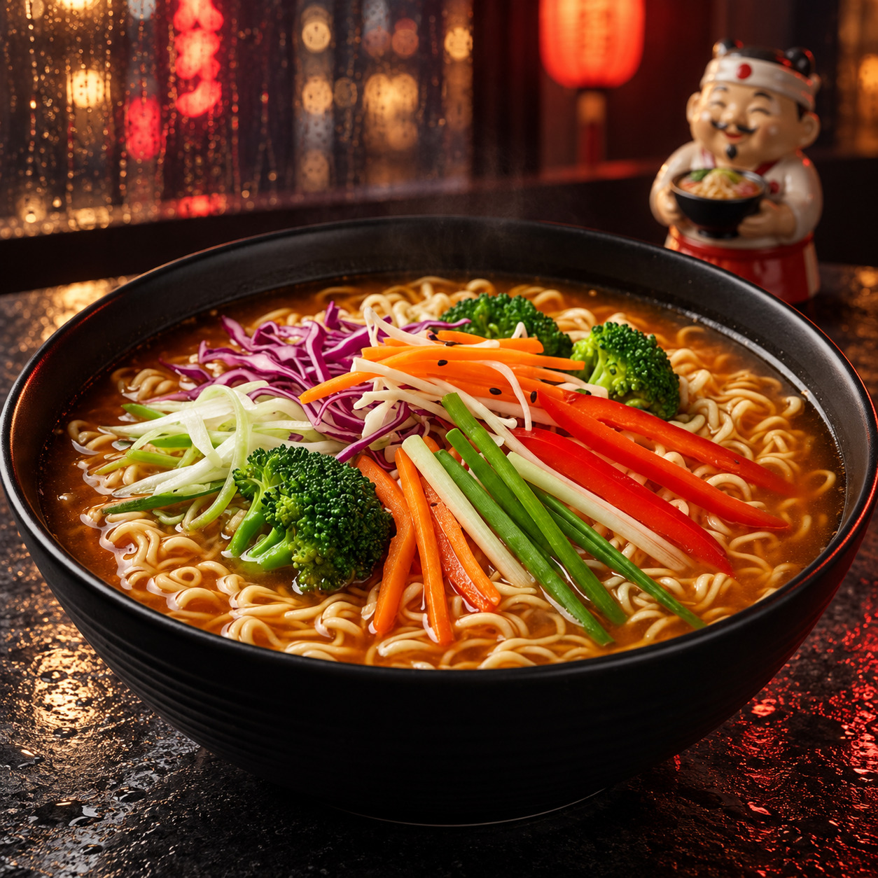 Sebzeli Ramen Erişte - Vegetable Ramen
