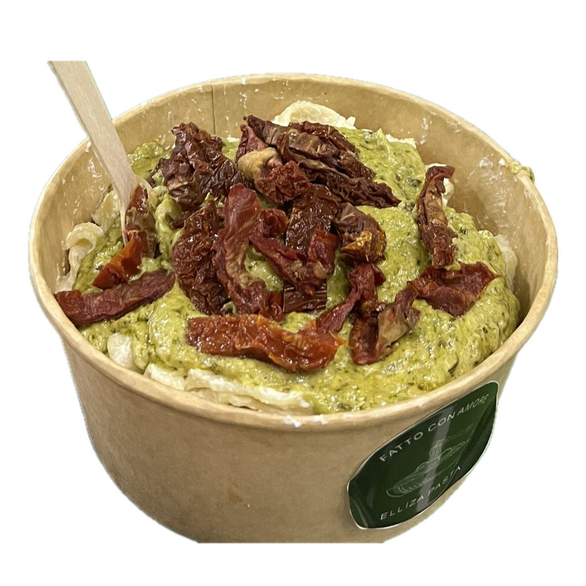 Fettucine + Pesto Sos + Kuru Domates (390 gr.)
