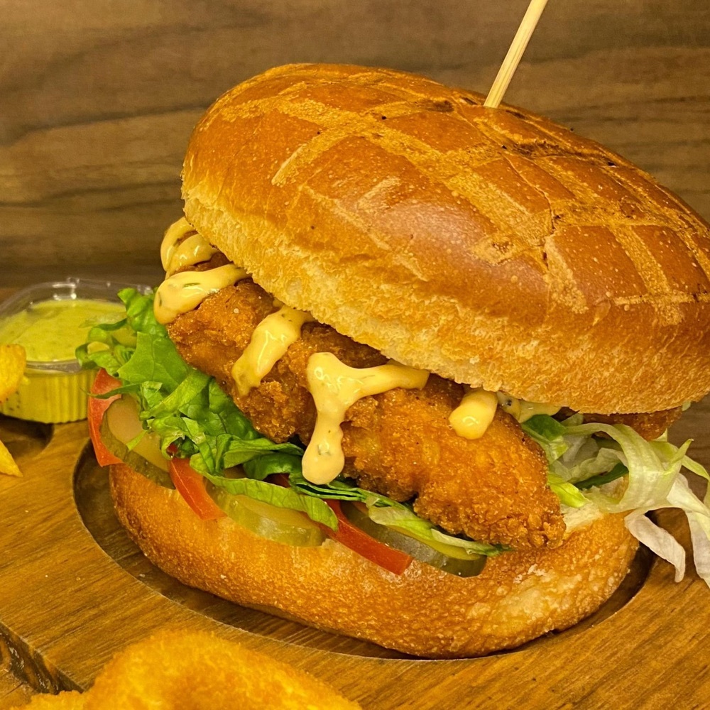 Tavuklu Hamburger