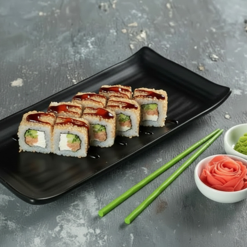 Crunchy Sake Roll (8 Prc)