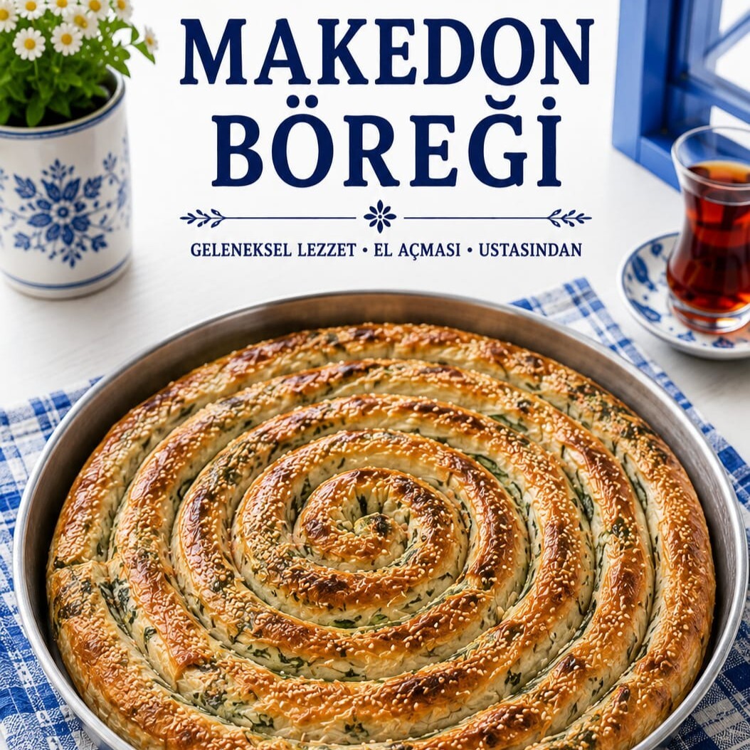 Ispanaklı ve Peynirli Makedon Böreği Porsiyon