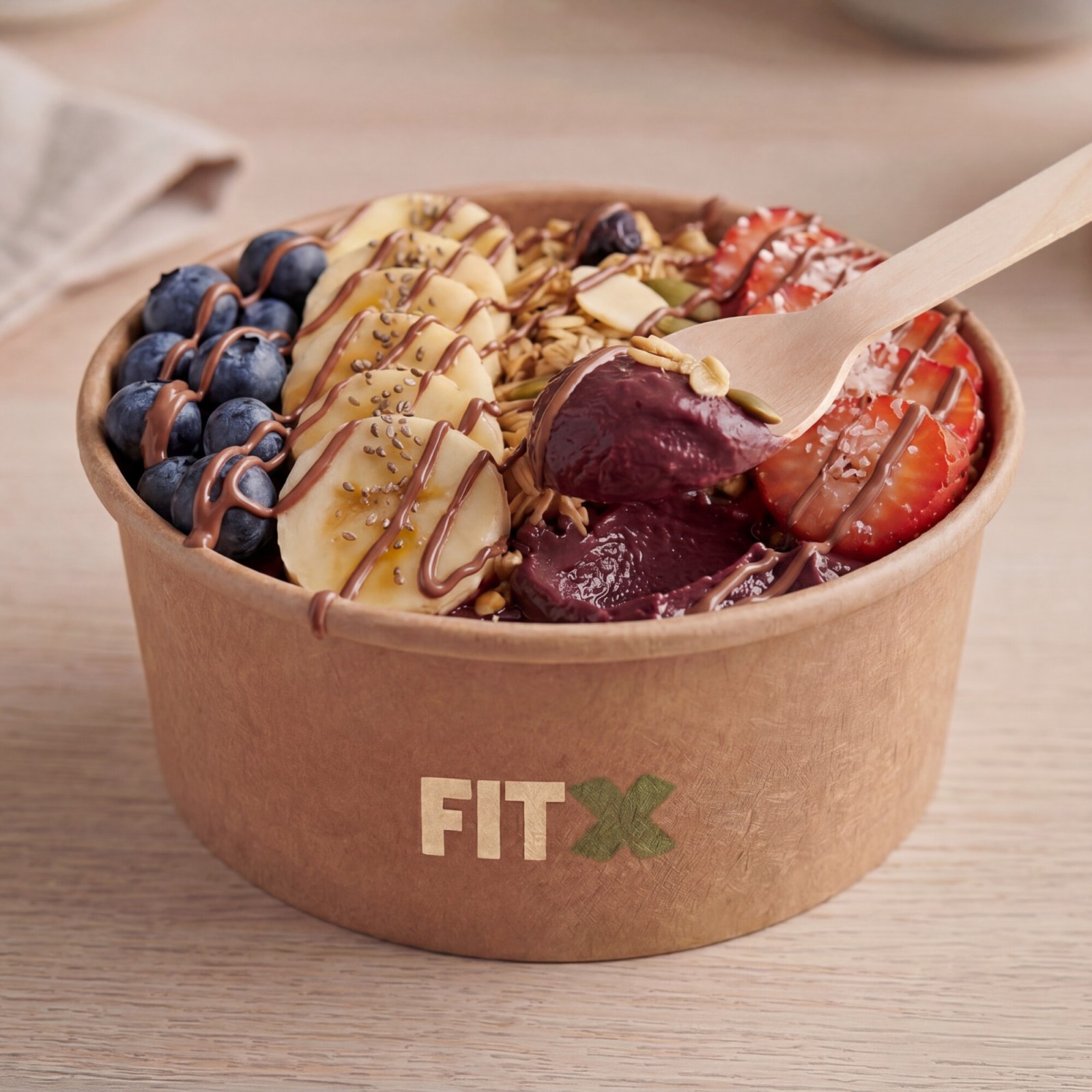 Blueberry Choco Açai Bowl
