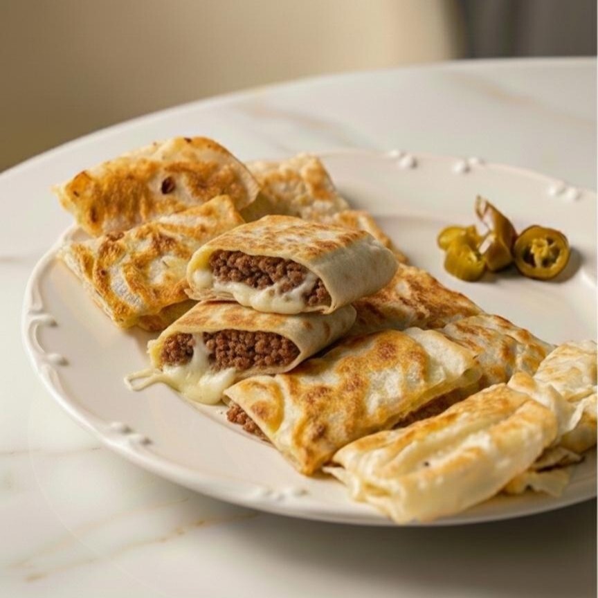 Kavurmalı Kaşarlı Gözleme