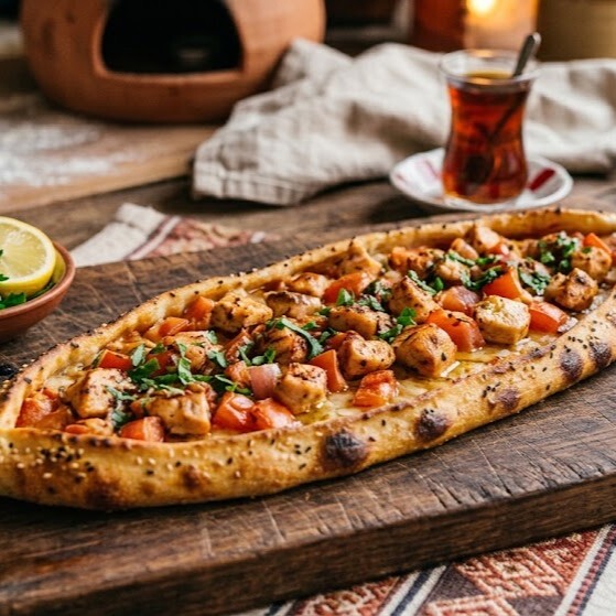 Tavuklu Pide