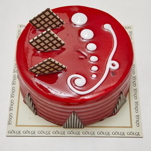 Frambuazlı Çikolatalı Pasta (4 Kişilik)