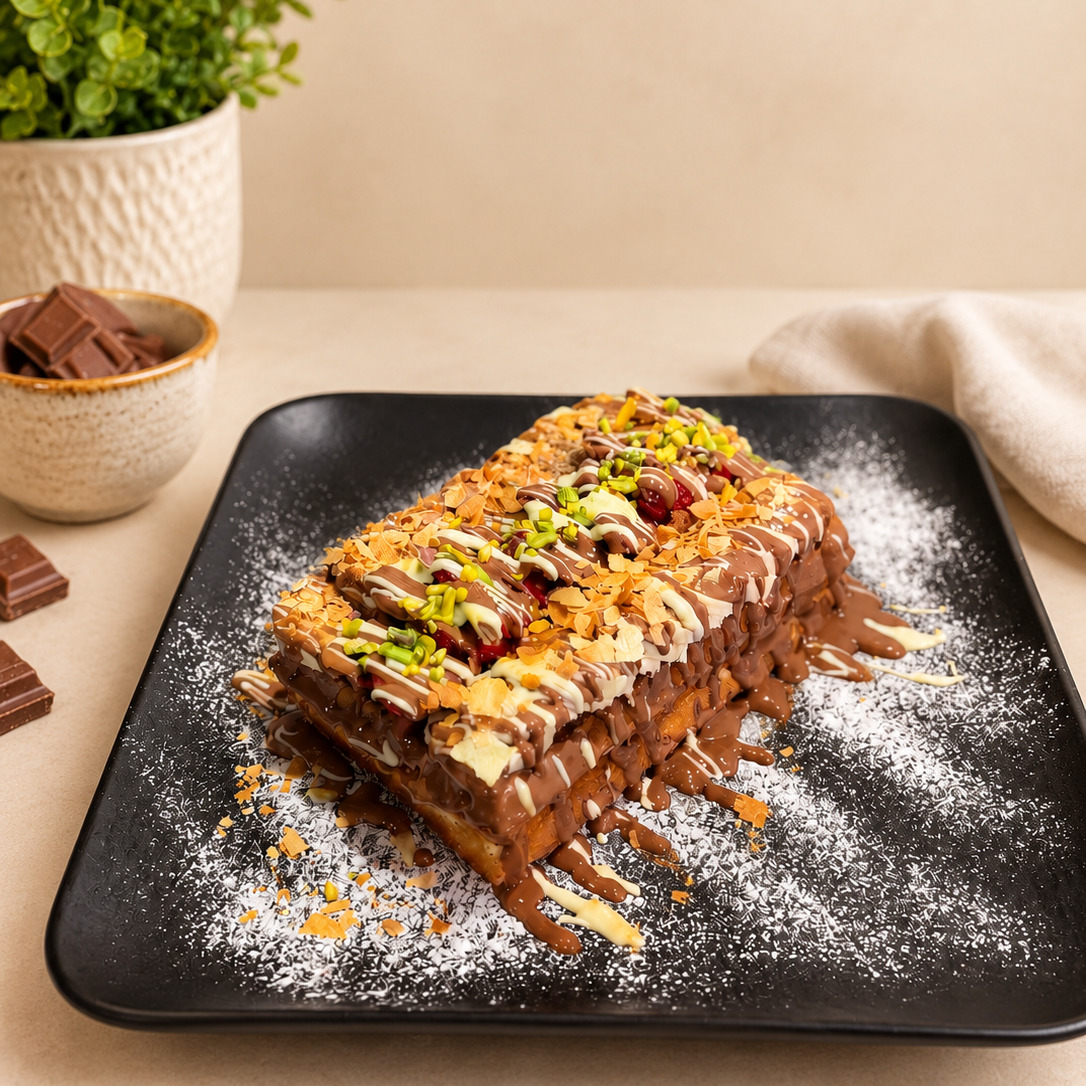 Double Çikolatalı Waffle