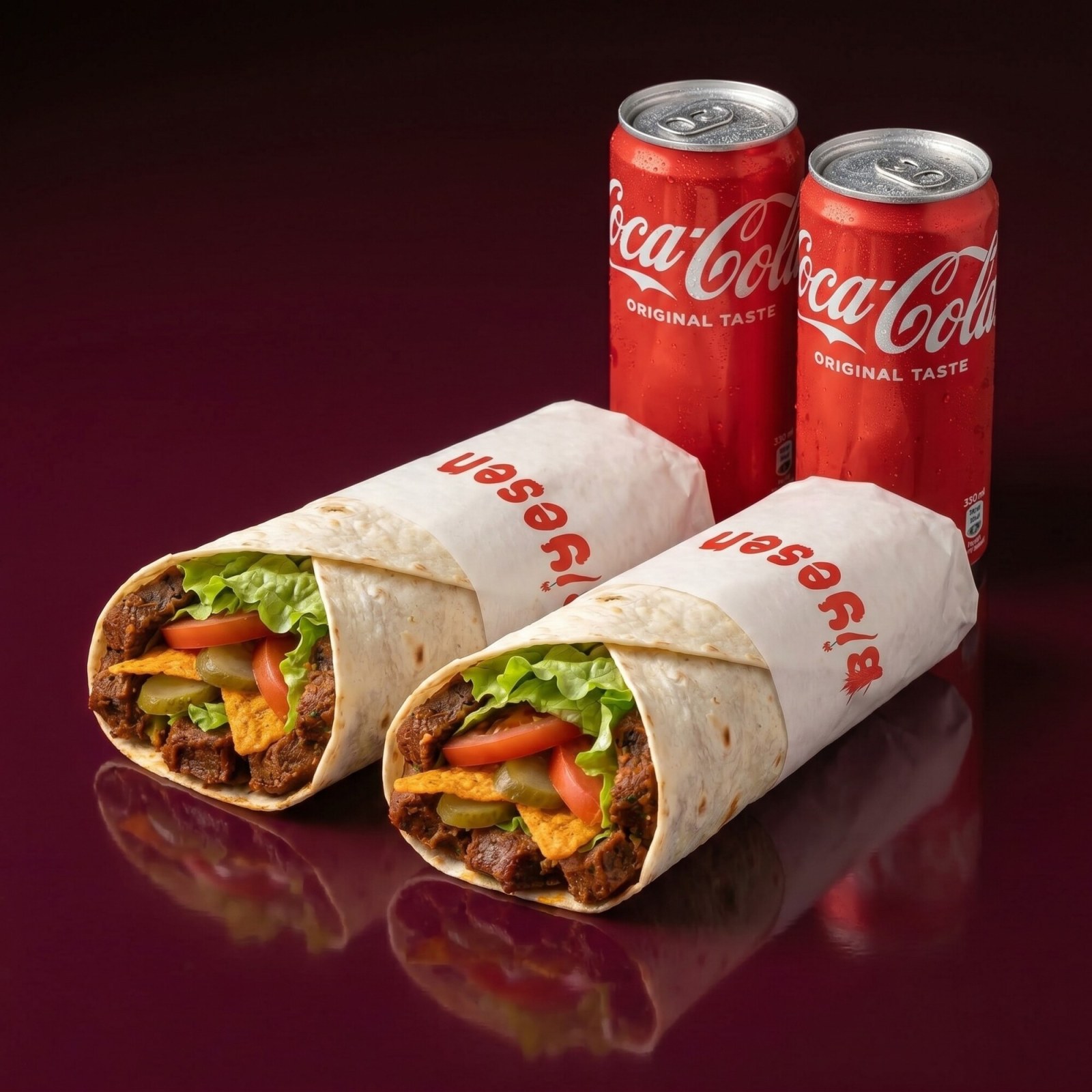 Ultra Doritoslu Durüm (170 gr) (2 Dürüm) + 2 Kutu İçecek (330 ml)