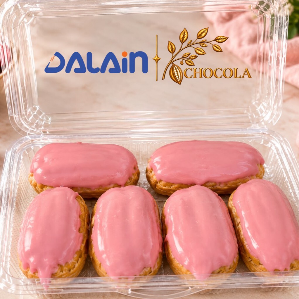Çilek Çikolatalı Ekler (6 Adet)