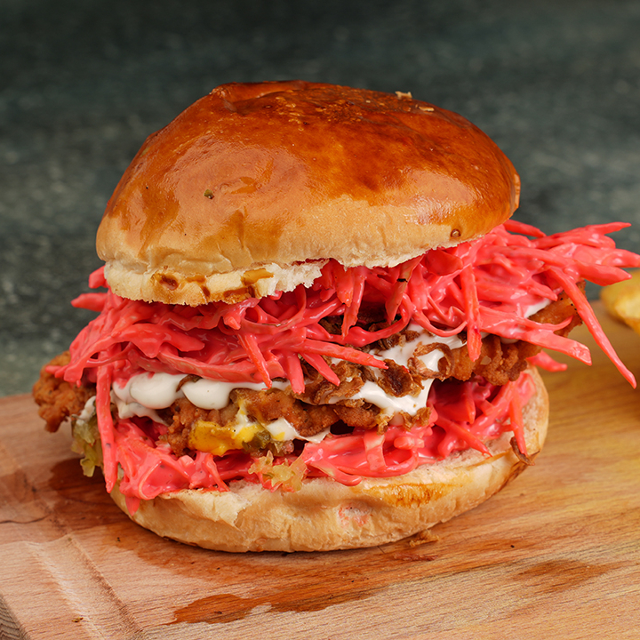 Coleslaw Chiken Burger