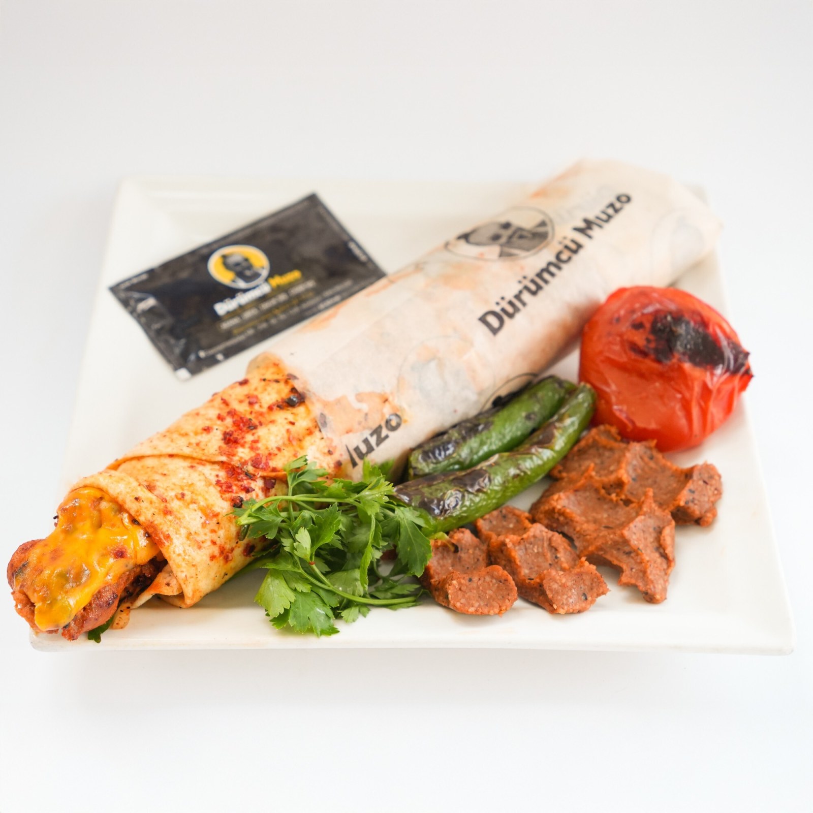 Duble Cheddar Peynirli Tavuk Şiş Dürüm