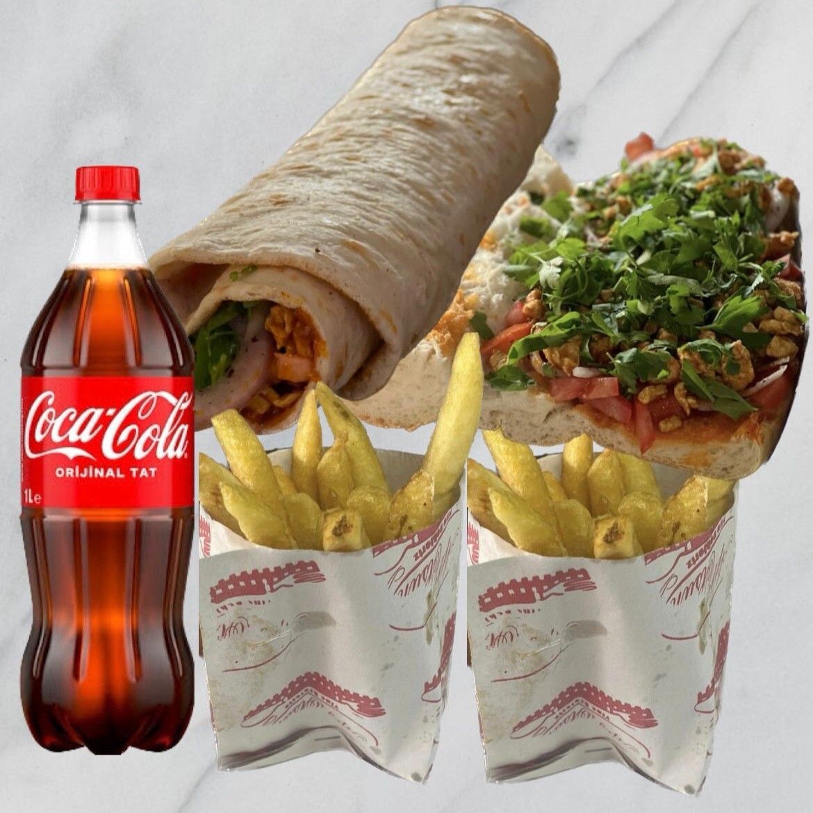 Avantajlı 1 Dürüm - 1 Ekmek Arası Tavuk Tantuni Menü