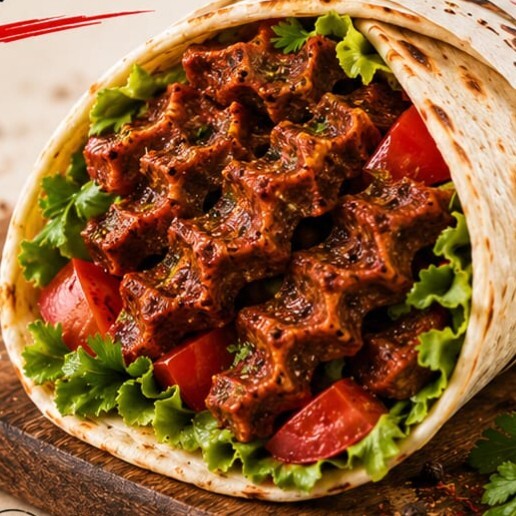 Çiğköfte Dürüm + Ayran Menü