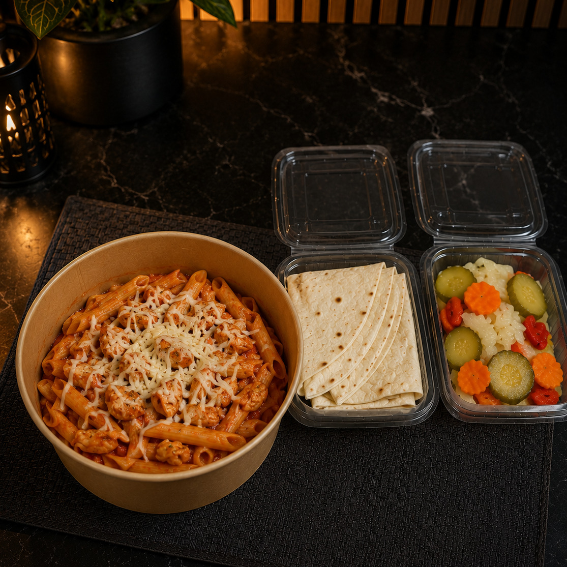 Domates Soslu Tavuklu