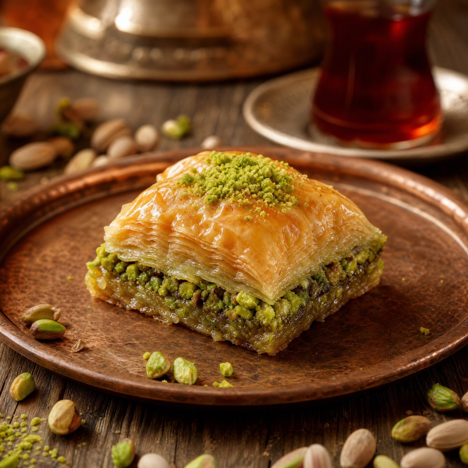 Antepfıstıklı Kare (500 gr)