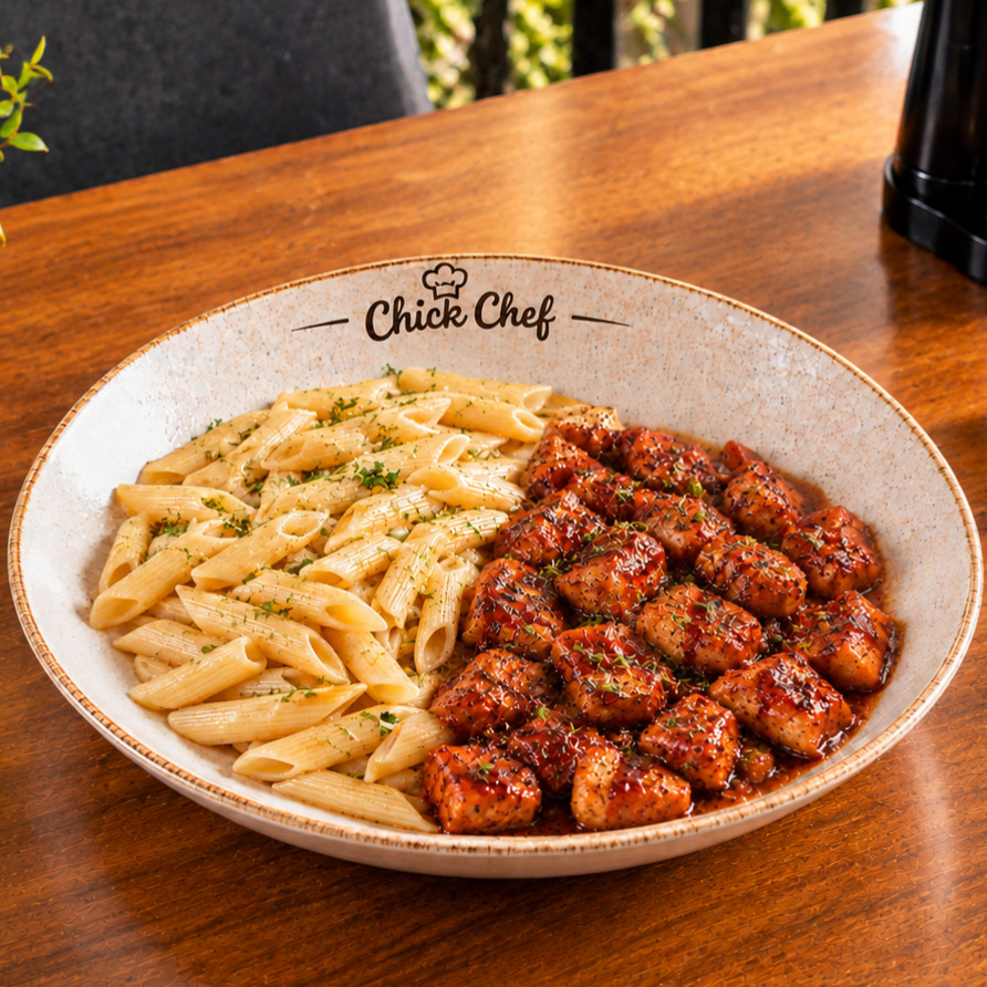 Chef'in Mutfağından Barbekü Soslu Tavuk + Makarna