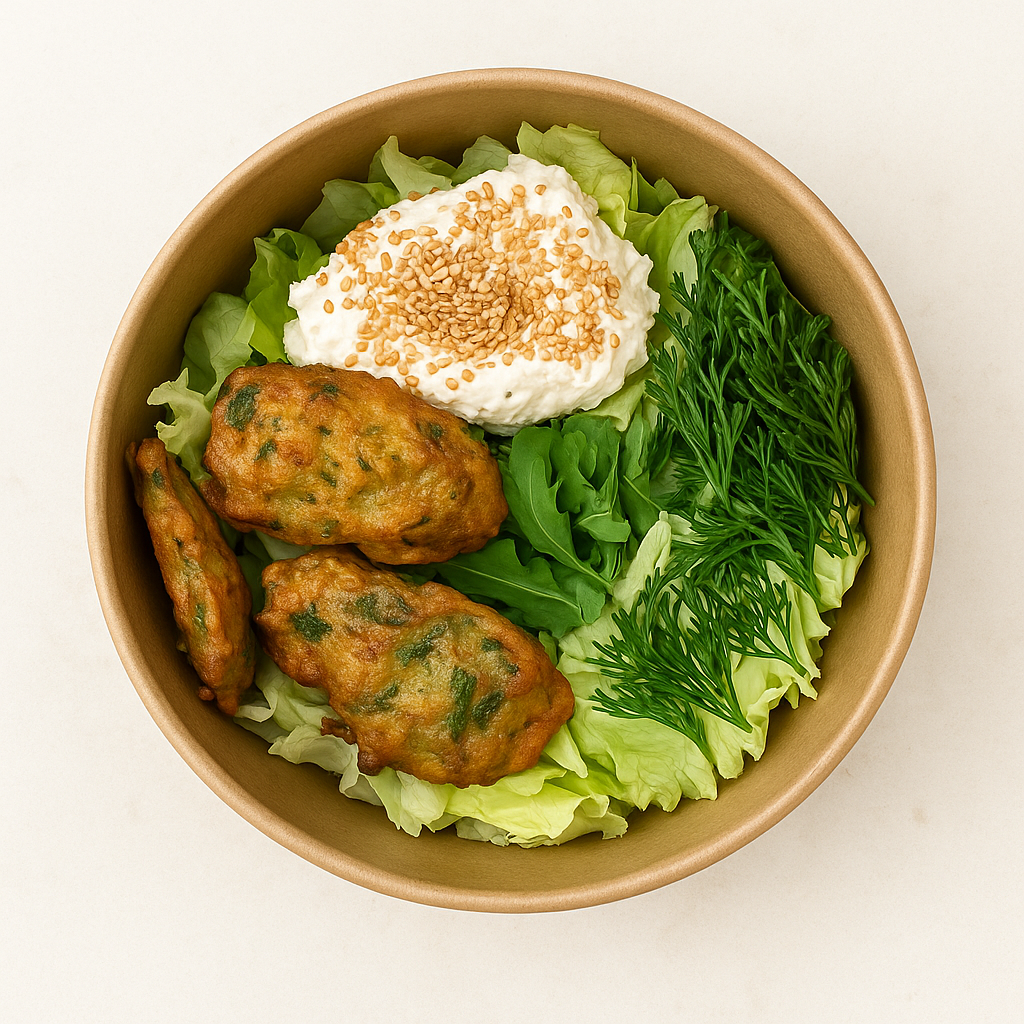 Bebek Mücverli Yeşil Salata
