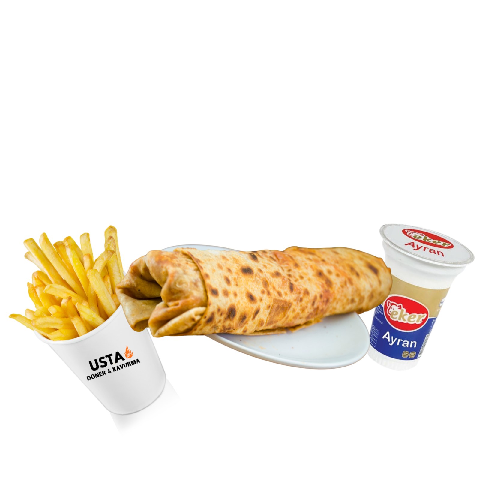 Usta Tavuk Döner (Medium) Menü