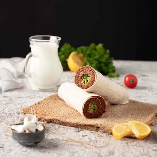Çiğ Köfte Dürüm + Ayran ( 110 gr. )