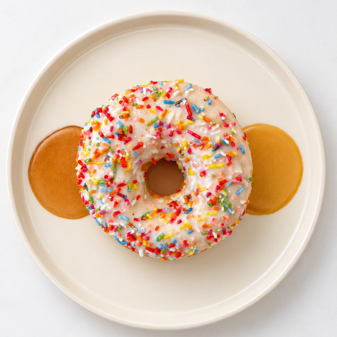 Renkli Şekerli Donut