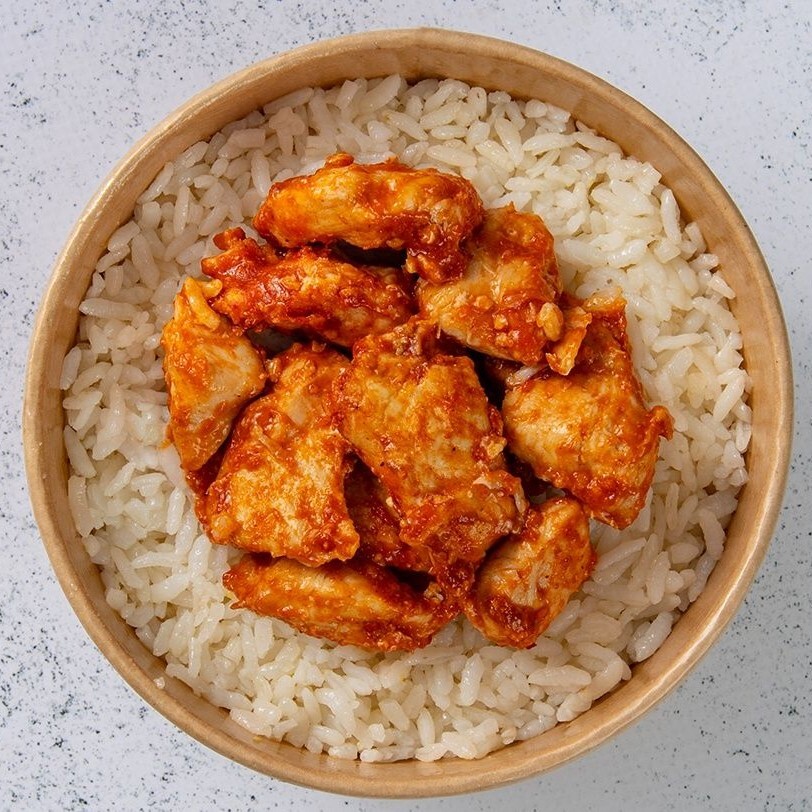 Pilavüstü Acı Soslu Tavuk
