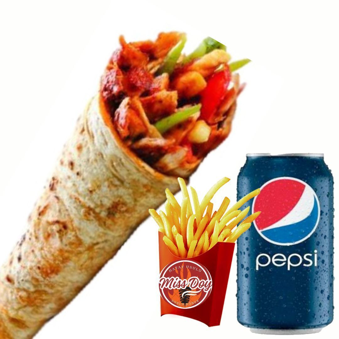 Miss’Doy Tavuk Döner Dürüm Menü 2