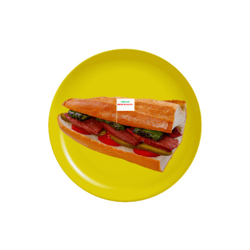 Sucuk Ekmek Yarım Ekmek