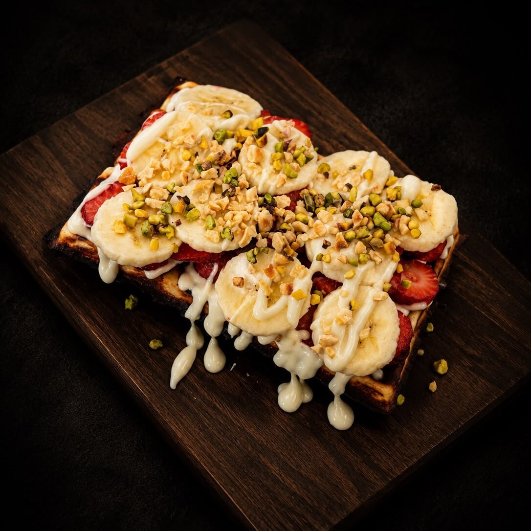 Beyaz Çikolatalı Waffle