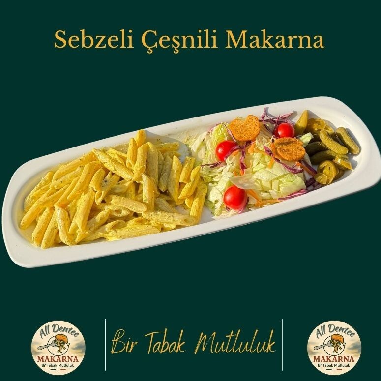 Sebzeli Çeşnili Makarna