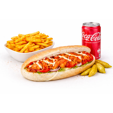 Yarım Ekmek Arası Tavuk Döner Menü