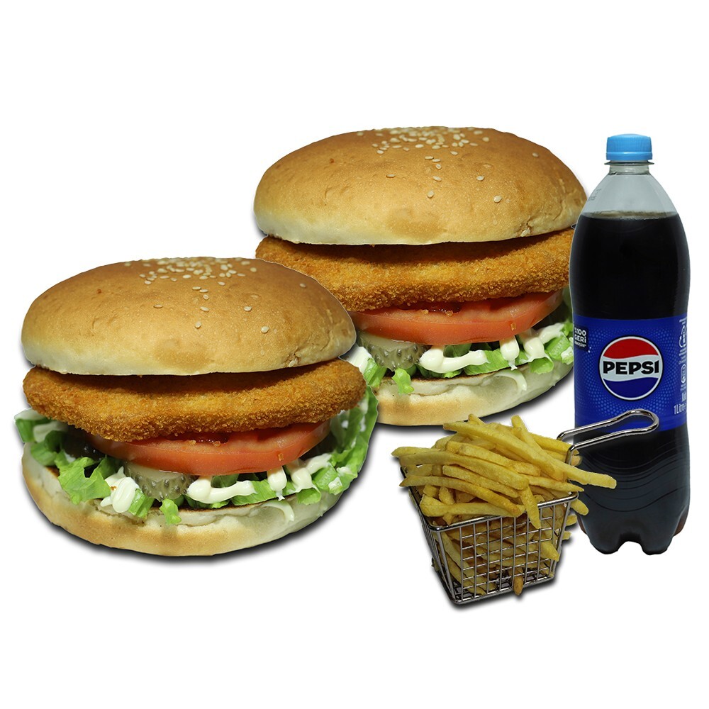 2'li Tavuk Burger Menü
