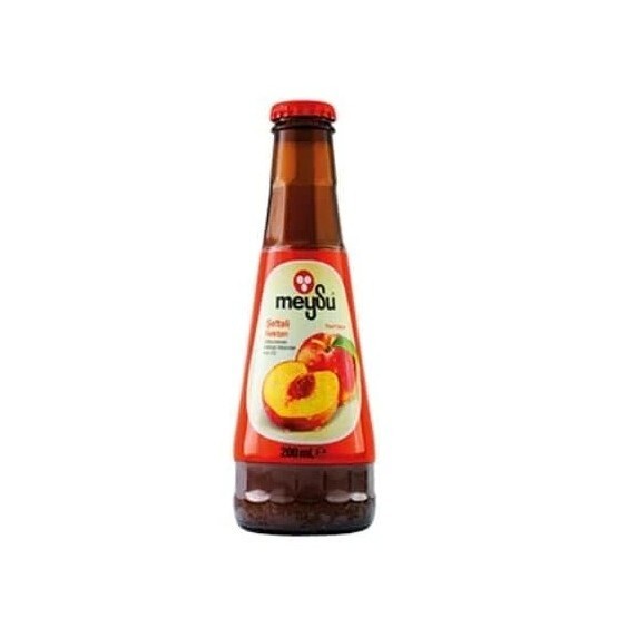 Meyve suyu şişe 200 ml (Şeftali,Karışık,Vişne)