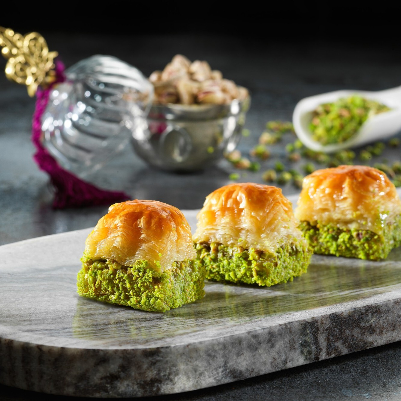 Antep Fıstıklı Kuru Baklava(1 kg)