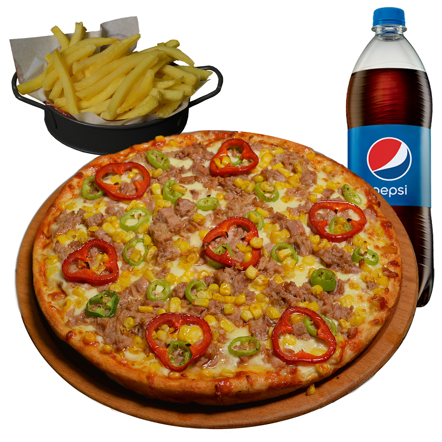 Ton Balıklı Pizza (Büyük) Menü