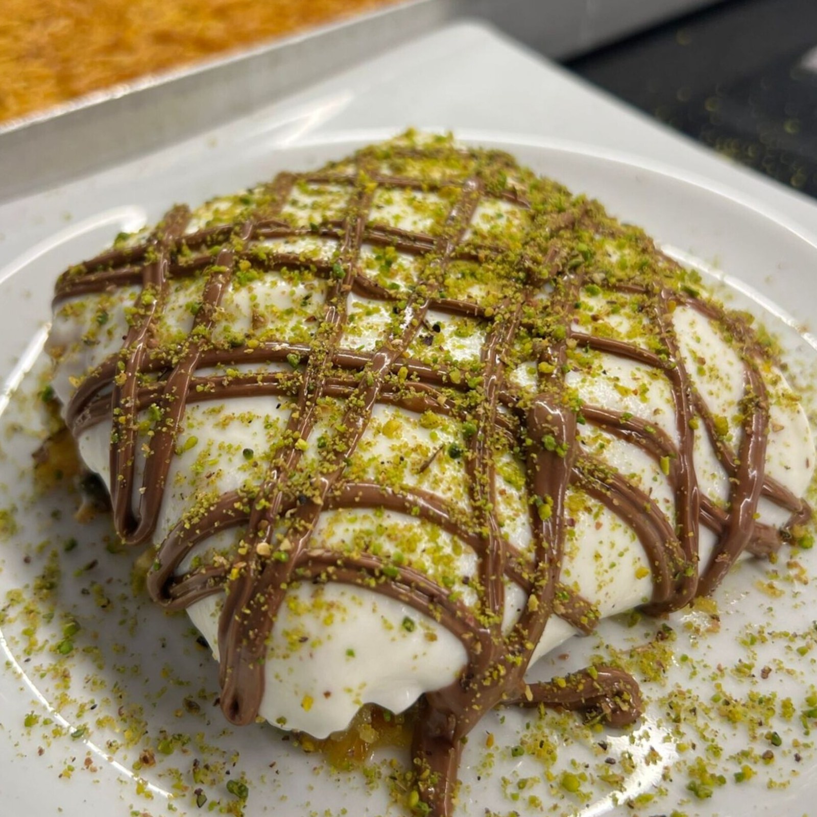 Çikolatalı Cevizli Kaymaklı Kadayıf (500 gr)
