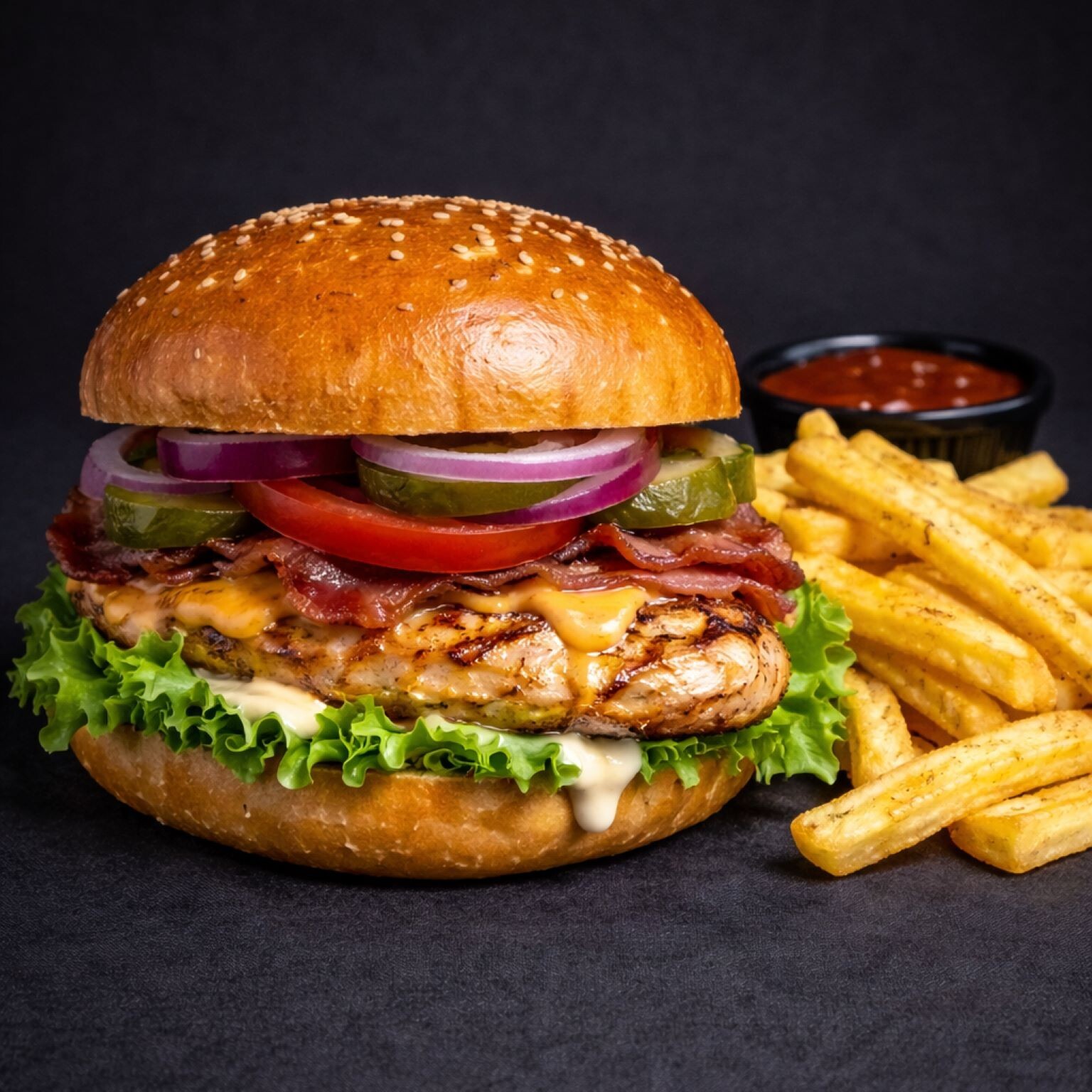 Izgara Tavuk Burger