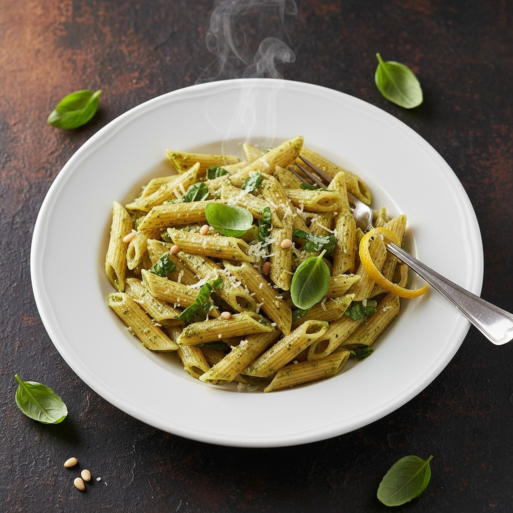 Pesto Soslu Makarna