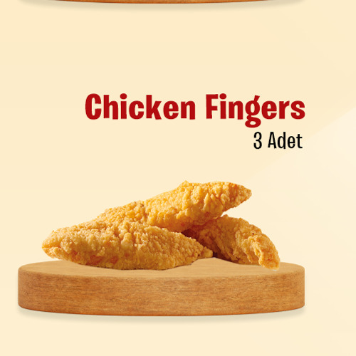 3'lü Chicken Fingers
