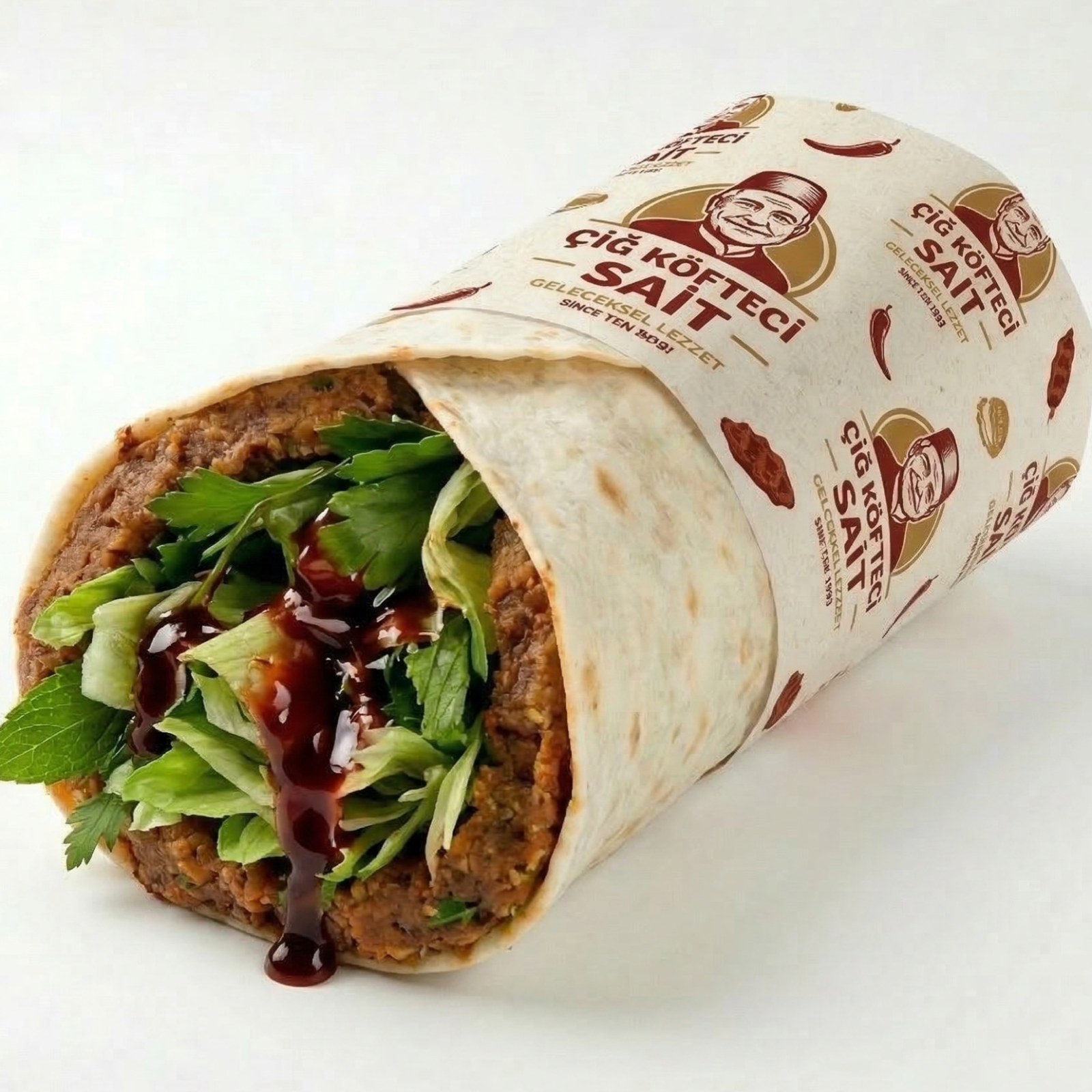Double-Mega Sait Çiğköfte Dürüm (250 gr)