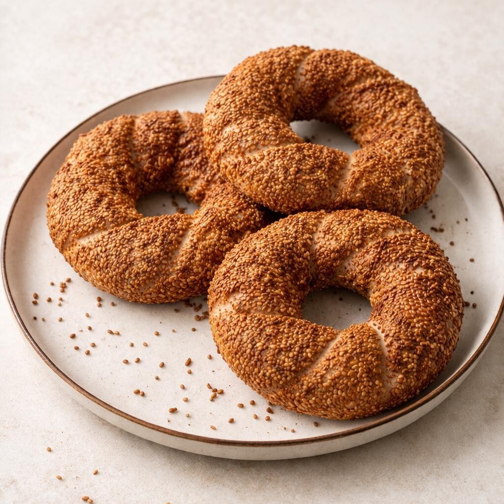 Sorgumlu Tahinli Simit