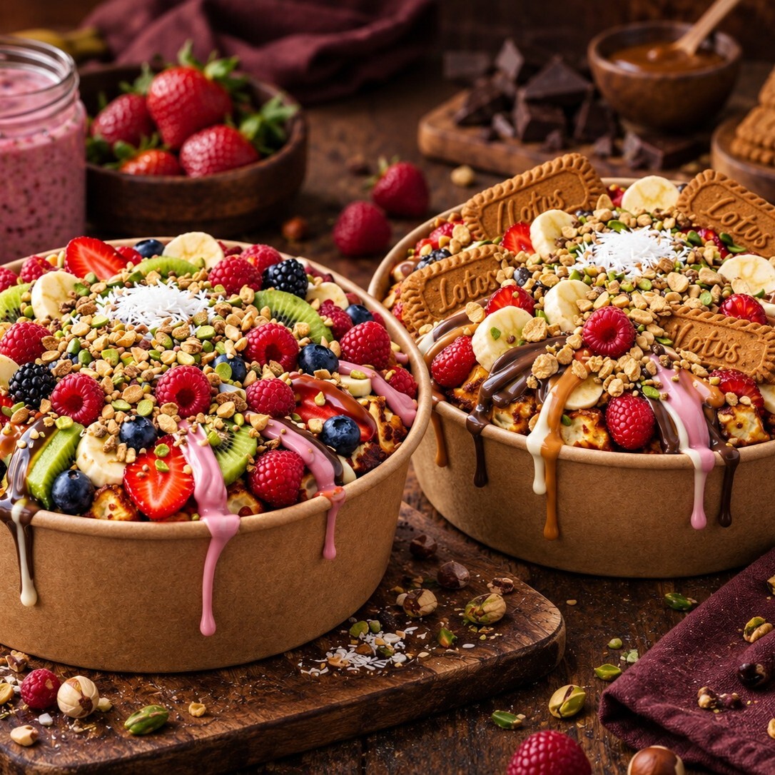 2 li Waffle bowl menü
