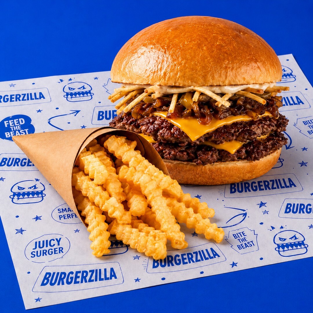 Trüflü Smash Burger & Patates Kızartması