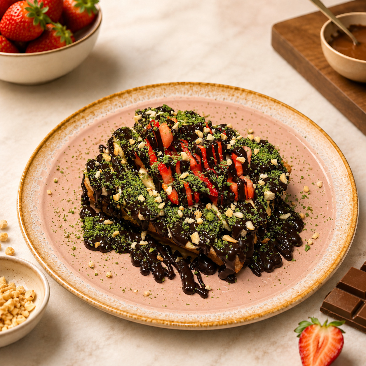 Miel Dark Waffle (Büyük Hamur)