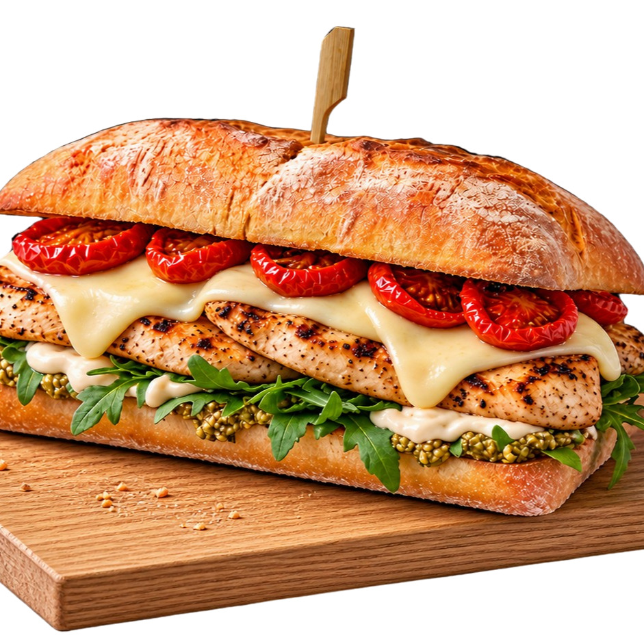 Izgara Tavuk & Pesto Ciabatta Sandviç