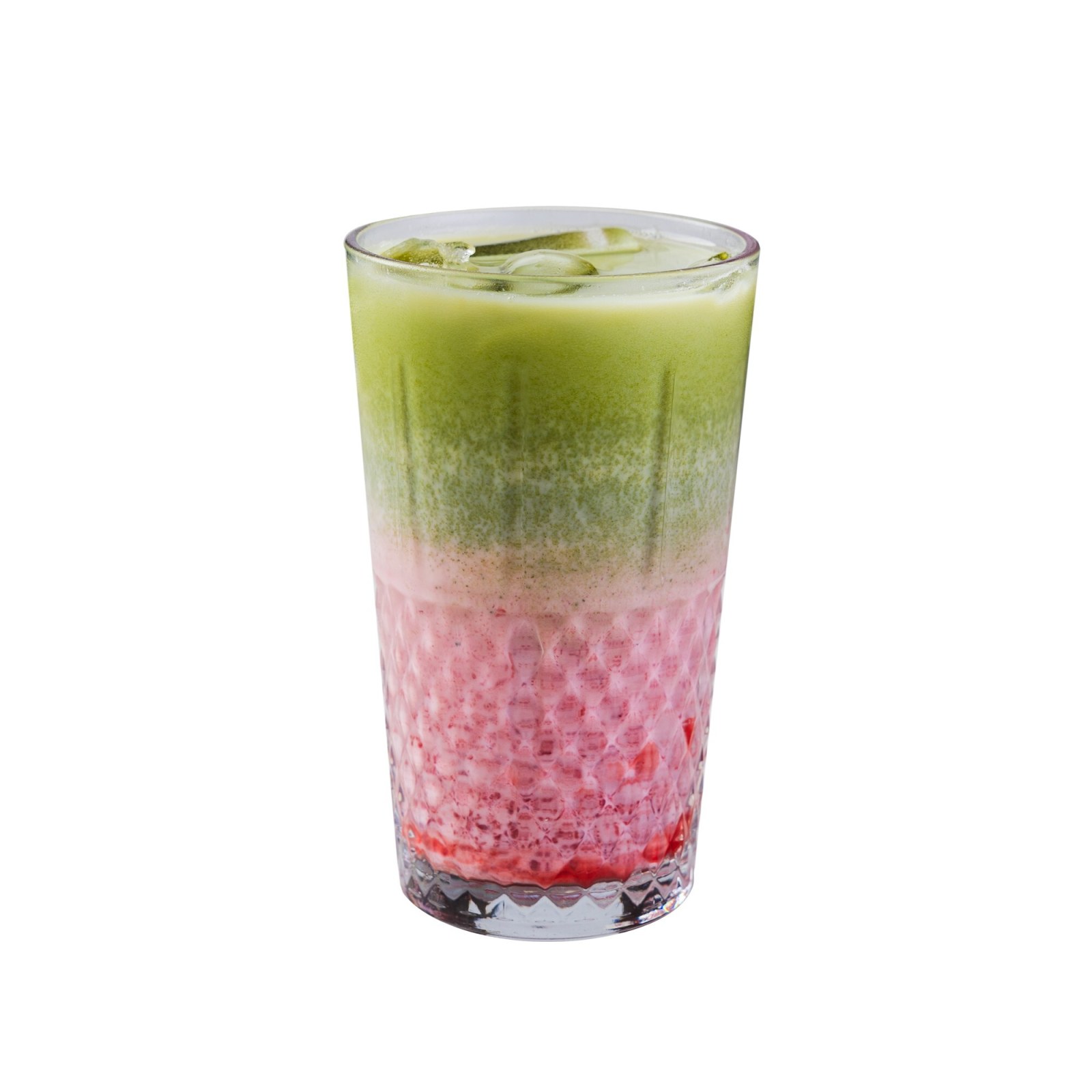 Iced Strawberry Matcha Latte