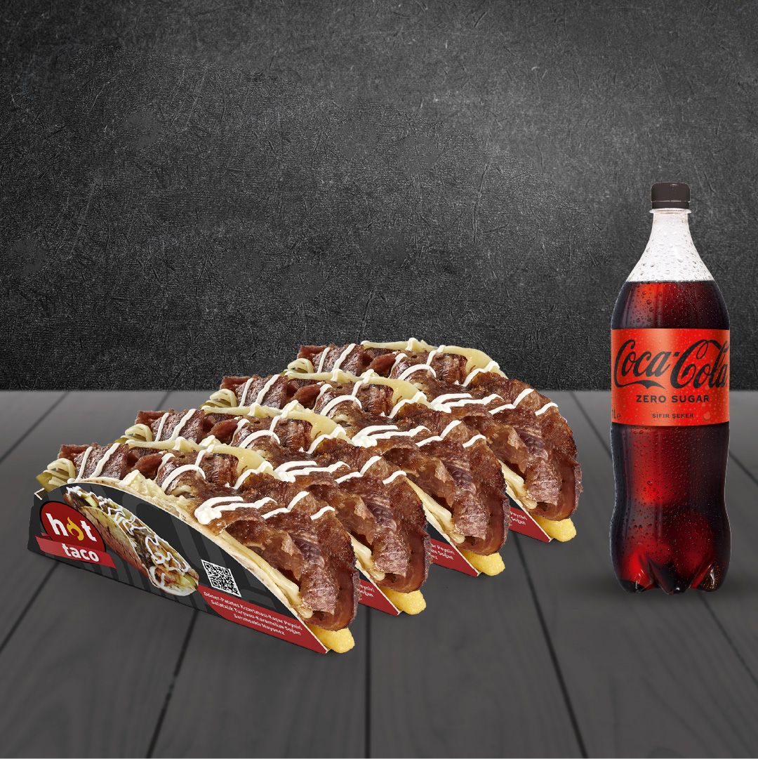 4'lü Et Hot Taco Menü
